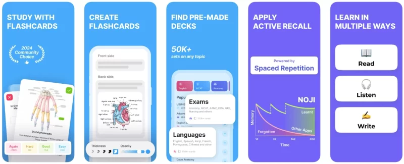 Noji: Study with Flashcards 记忆曲线 使用卡学习 v2.13.0-مەرمەر بىلوگى