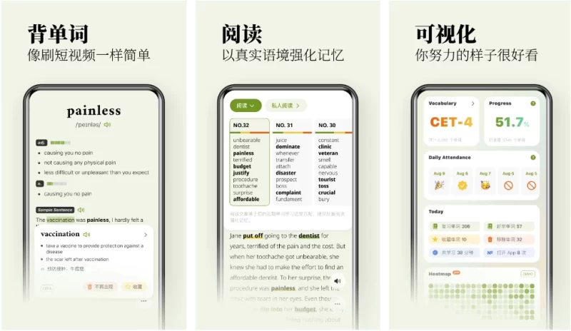 无痛单词 v4.6.0 刷单词记单词,多维数据生成契合你记忆,解锁VIP会员版-مەرمەر بىلوگى