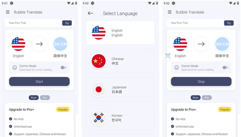 Bubble Translate 气泡屏翻译 v4.4.7 解锁专业版-مەرمەر بىلوگى