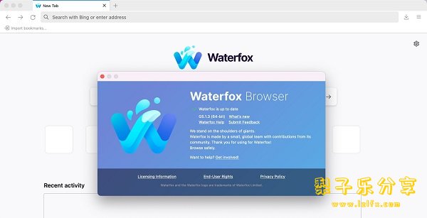 Waterfox (水狐浏览器) v6.6.17 中文免费版-مەرمەر بىلوگى