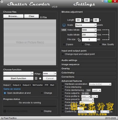 Shutter Encoder (多媒体转换工具) v20.2 中文免费版-مەرمەر بىلوگى