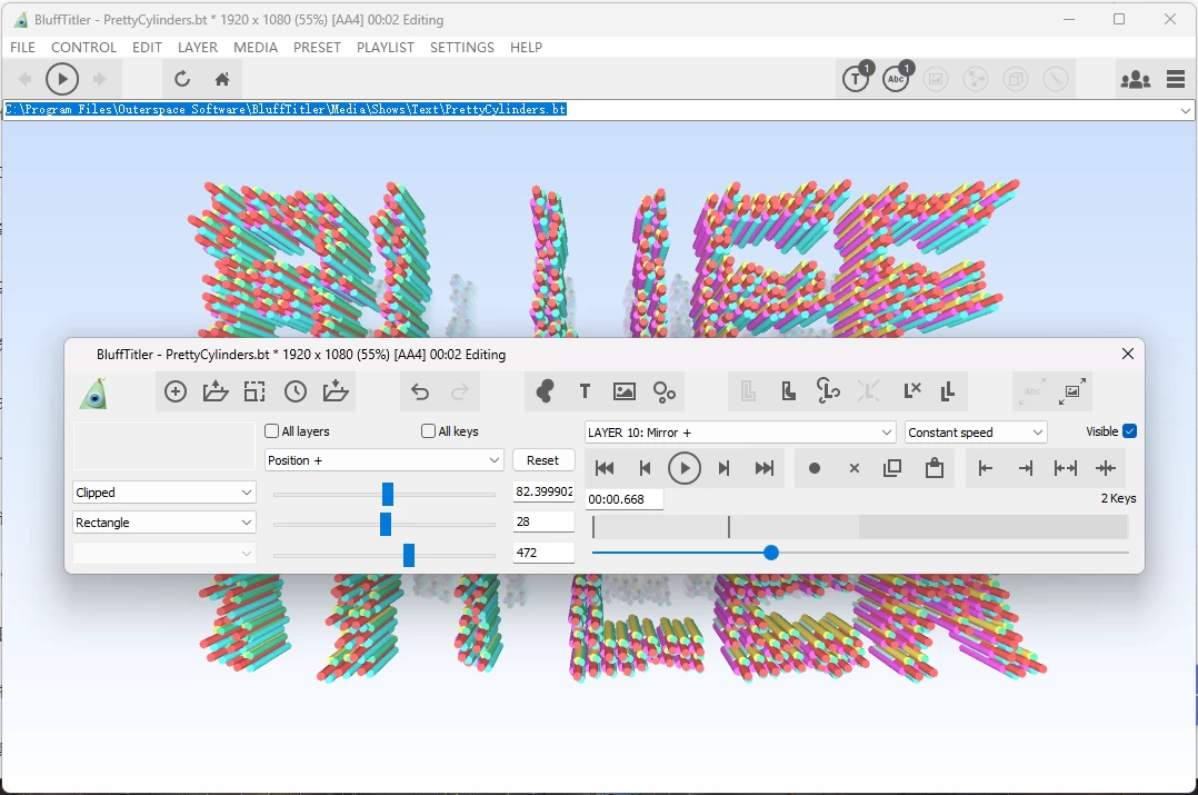 BluffTitler Ultimate 3D文字制作 v17.0.0.3 中文版-مەرمەر بىلوگى