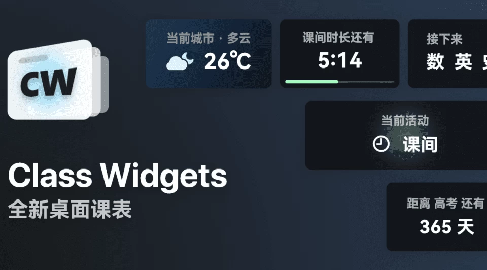 Class Widgets 桌面课表 v1.2.0.5-مەرمەر بىلوگى