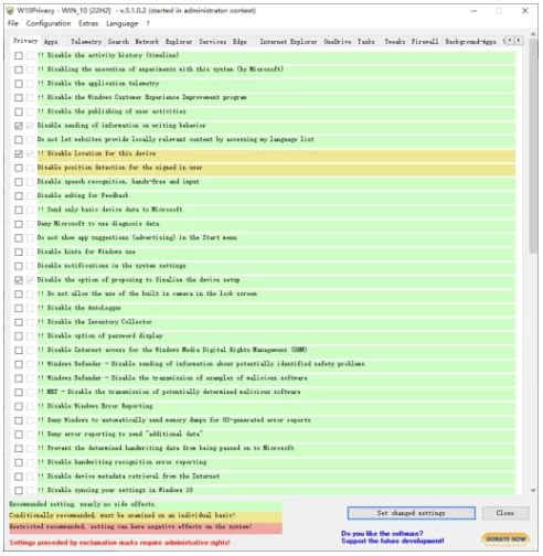 W10Privacy 系统隐私保护工具 v5.4.0.0 便携版-مەرمەر بىلوگى