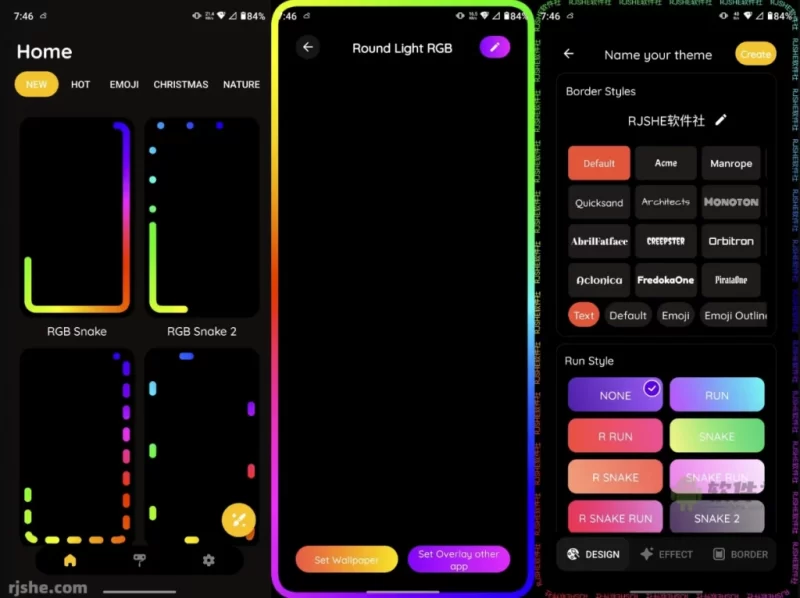 Round Light RGB 跑马灯 v99.1.2 高级版-مەرمەر بىلوگى