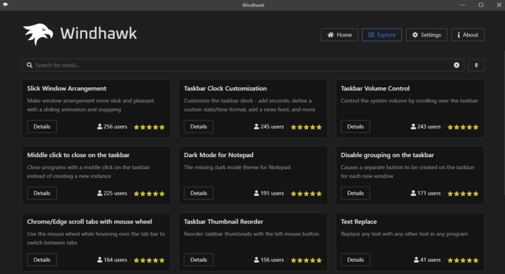windhawk 自定义修改软件 v1.7.3 多语便携版-مەرمەر بىلوگى