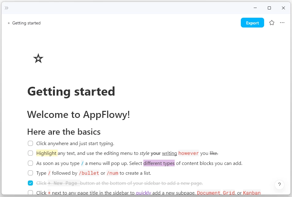 AppFlowy 本地笔记 v0.11.3 绿色版-مەرمەر بىلوگى