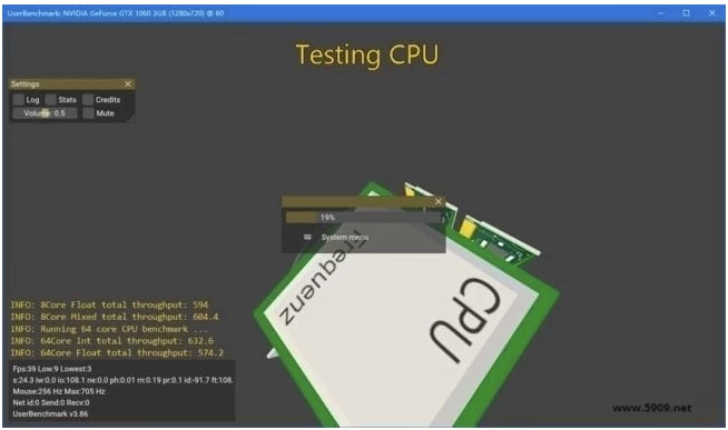 UserBenchmark 系统测试跑分软件 v5.3.5.0 便携版-مەرمەر بىلوگى