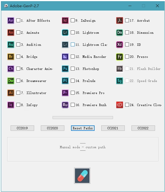 Adobe 通杀补丁 GenP/Zii v3.7.1 中文免费版-مەرمەر بىلوگى