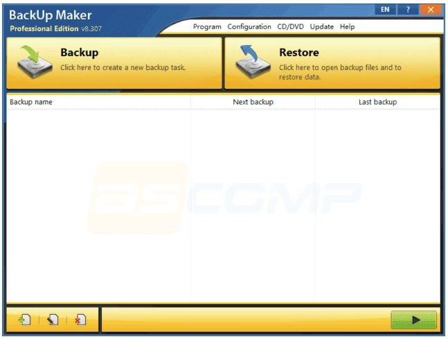 ASCOMP BackUp Maker Pro 强大备份软件 v8.408 便携版-مەرمەر بىلوگى